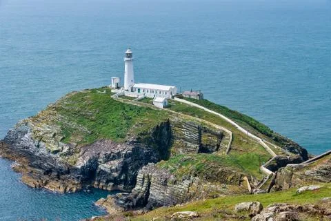 South Stack Lighthouse Stock Photos
