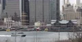 South Street Seaport Museum New York City Ferry Boat Passing Commuters Commuting 4k or 4k+ Resolution