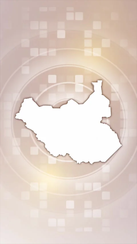 South Sudan Animated Map Stock Footage 275901390