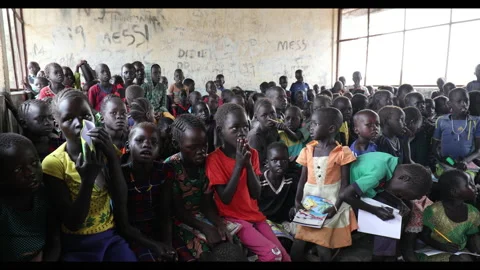 South Sudan Classroom Stock Footage 220153317