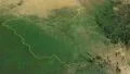 South Sudan, glide over the map, outlined 4k or 4k+ Resolution