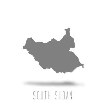 South Sudan Stock Illustration