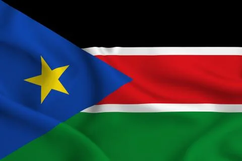 South Sudan Stock Illustration