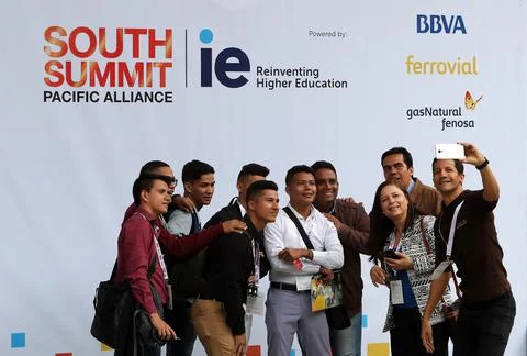 'South Summit-Alianza del Pacífico', in Bogota,, Colombia - 01 Dec 2017 Stock Photos
