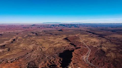 South View From Moki Dugway Stock Photos