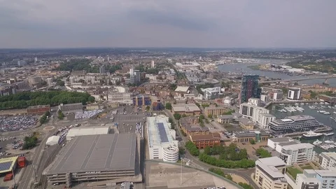 Southampton bay Stock Footage 96031343