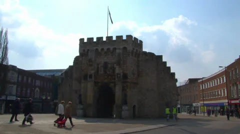 Southampton Castle Stock Footage 23906867