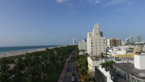 SouthBeach by drone Stock-Footage 95251061