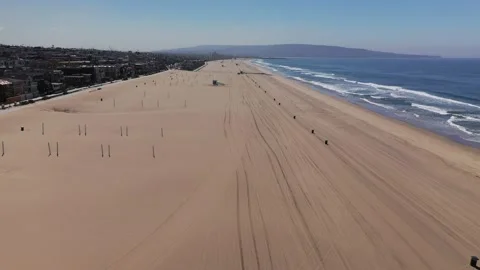 Southbound Empty Manhattan Beach Stock Footage 133466667