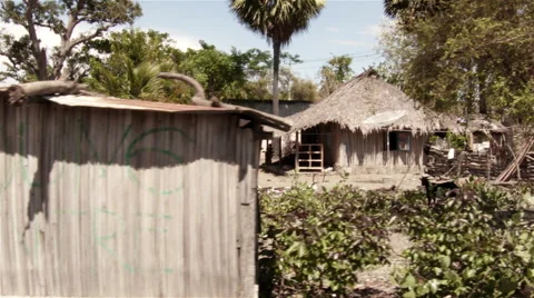 Southeast Asian Grass Huts Vídeos de archivo 48169040