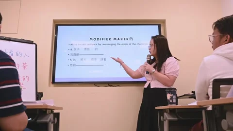 Southeast Asian International Students Learning Traditional Chinese Togethe.. Stock Footage 340471596