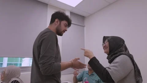 Southeast Asian Students Learning Traditional Chinese in Taiwan Classroom Stock Footage 340471311