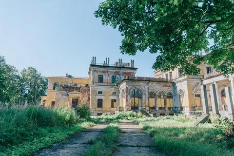 The southeastern facade of the palace. Stock Photos