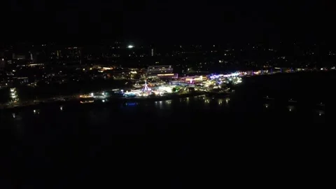 Southend seafront and pier by drone, 4K UHD Video stock 169389723