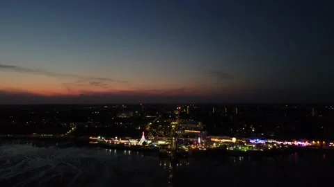 Southend seafront and pier by drone, 4K UHD Video stock 169389756