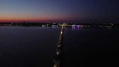Southend seafront and pier by drone, 4K UHD Video stock 169721564