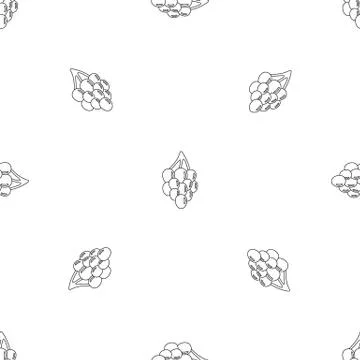 Southerly grape pattern seamless Stock Illustration