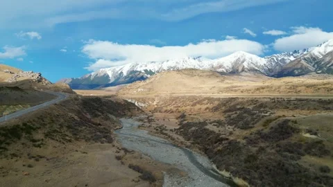 Southern alps valley Stock Footage 313972002