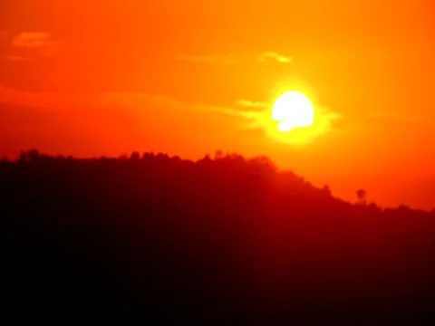 Southern CA Sunset Mountain Timelapse Stock Footage 8601441
