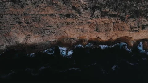 Southern cliffs at Cabo Espichel at dusk Stock Footage 155457695
