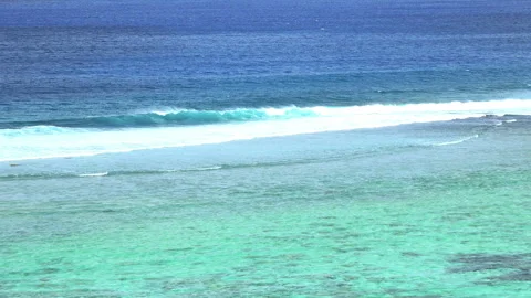Southern Island Beach Waves Stock Footage 327768885