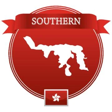 Southern Map Stock Illustration