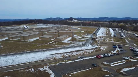 Southern Ohio Correctional Facility, prison, Lucasville, Ohio, maximum security Stock Footage 333356762
