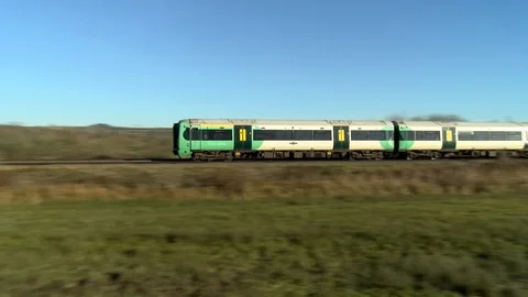 Southern Railway Electrostar Stock Footage 121107900