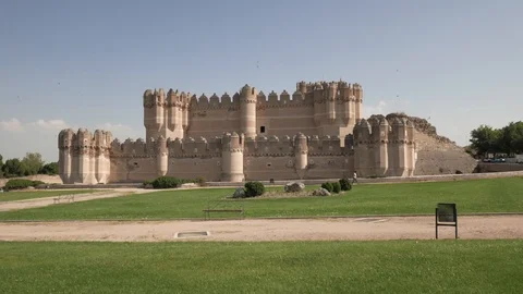 Southern view of Coca Castle. Stock Footage 111777733