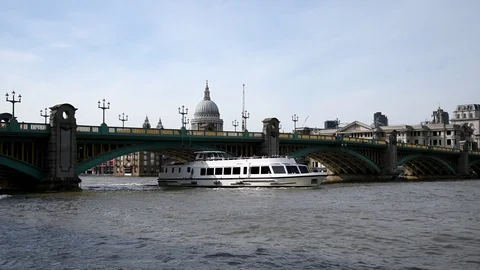 Southwark bridge Stock Footage 90487390