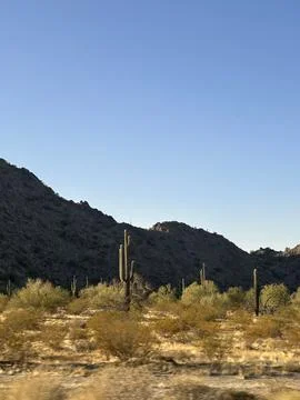 A Southwest back drop Stock Photos