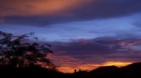 Southwest Sunset Stock Footage 11209573