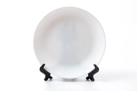 Souvenir dish on support Stock Photos