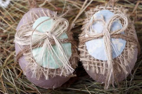 Souvenir Easter eggs Stock Photos