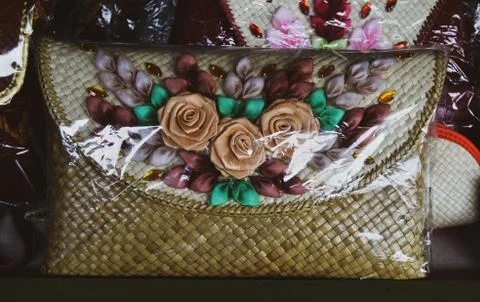 Souvenir shop in Central Java, Indonesia Stock Photos