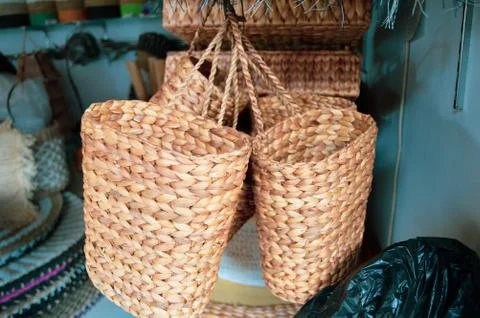 Souvenir shop in Central Java, Indonesia Stock Photos