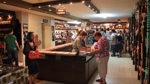 Souvenir shop Stock Footage 911990