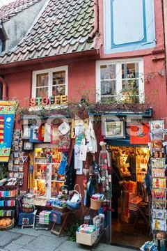 Souvenir shop Stock Photos