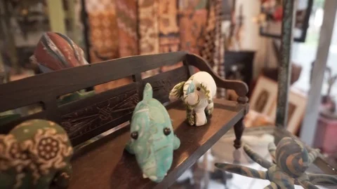 Souvenir store Stock Footage 102357194