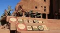 Souvenirs near Urn Tomb in Petra, ancient city in Jordan HD Footage