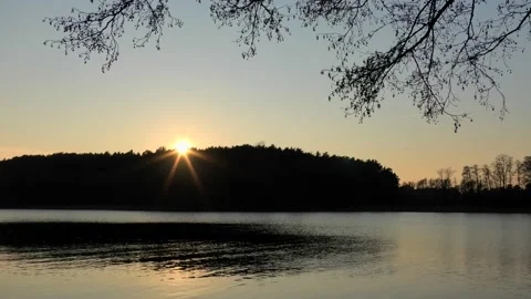 Sövde, Skåne, Sweden, Lake Stock Footage 219850351