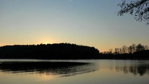 Sövde, Skåne, Sweden, Lake Stock Footage 219850370