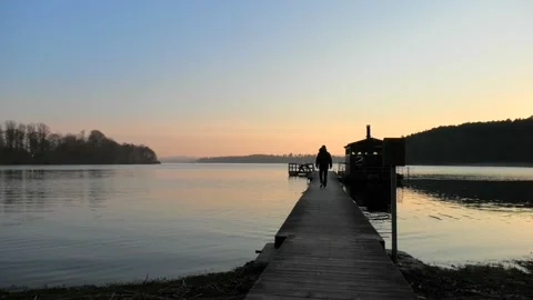 Sövde, Skåne, Sweden, Lake Stock Footage 219850408