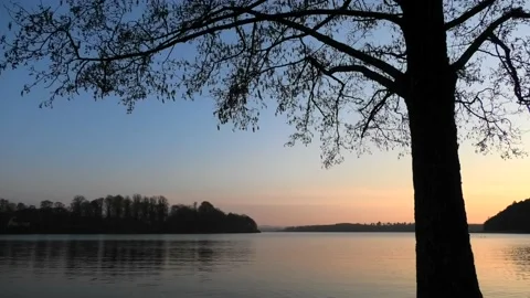Sövde, Skåne, Sweden, Lake Stock Footage 219850579