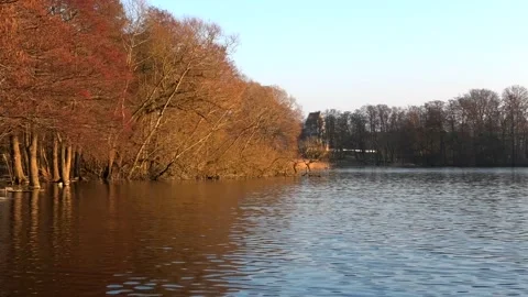 Sövde, Skåne, Sweden, Lake Stock Footage 219850754