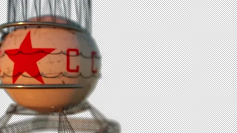 Soviet Air Forces high-altitude balloon transition 01 Stock Footage 168702137