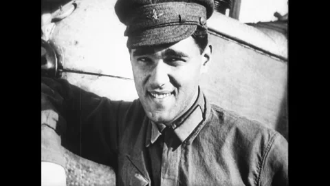 Soviet aircraft designer Alexander Yakovlev Stock Footage 243661170