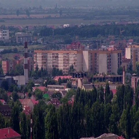 Soviet apartment buildings Stock Footage 69519846