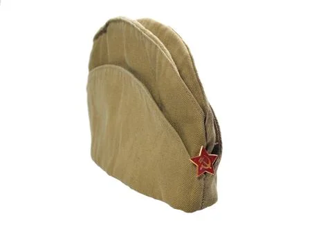 Soviet army field cap Stock Photos