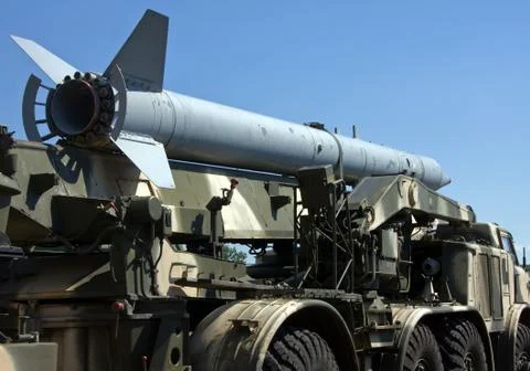Soviet ballistic missile Stock Photos